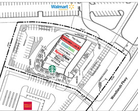9955 Woodlands Pky, The Woodlands, TX à louer Plan de site– Image 1 sur 1