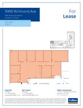 9990 Richmond Ave, Houston, TX à louer Plan d’étage– Image 1 sur 1