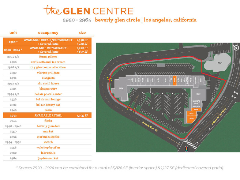 2920-2964 N Beverly Glen Cir, Los Angeles, CA à louer - Plan de site – Image 3 sur 7