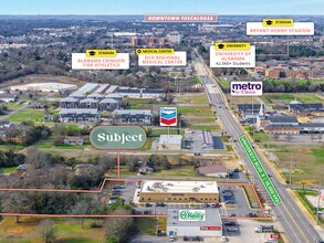 2427 University Blvd E, Tuscaloosa, AL - Vue aérienne  vue de carte - Image1