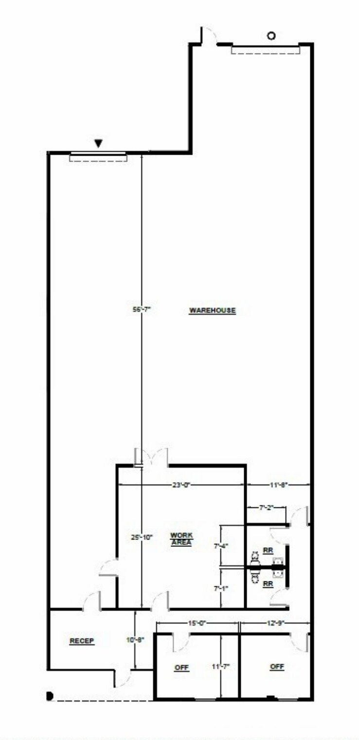 2286-2298 Tripaldi Way, Hayward, CA à louer Plan d’étage– Image 1 sur 1