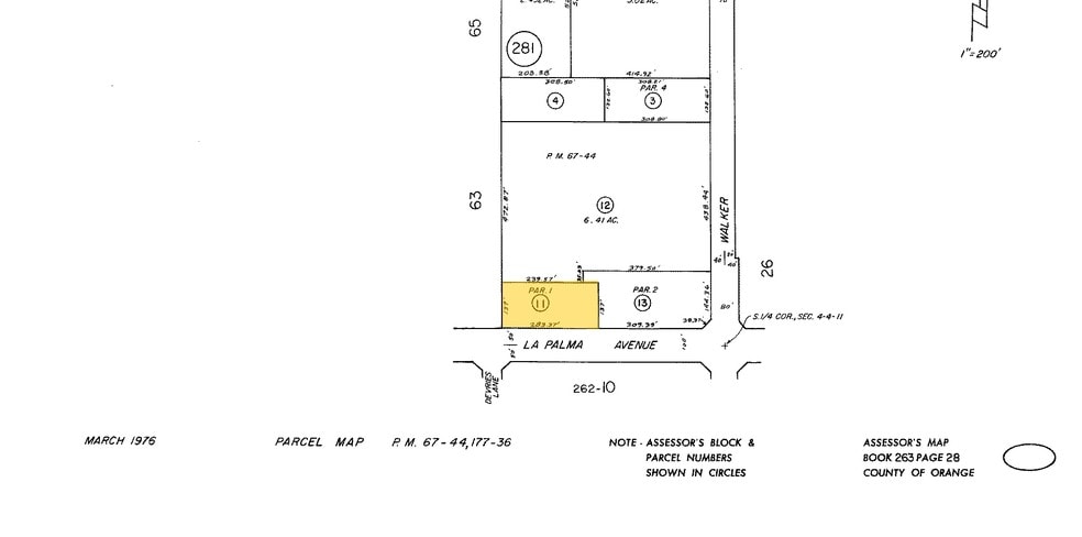 5451 La Palma Ave, La Palma, CA à louer - Plan cadastral – Image 2 sur 6