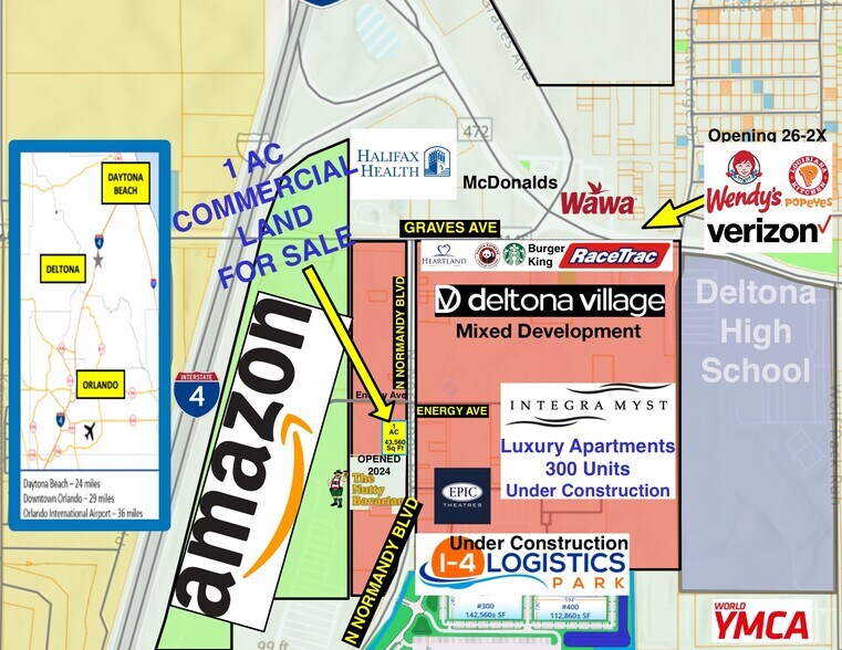 N NORMANDY BLVD, Deltona, FL à vendre - Photo principale – Image 1 sur 2