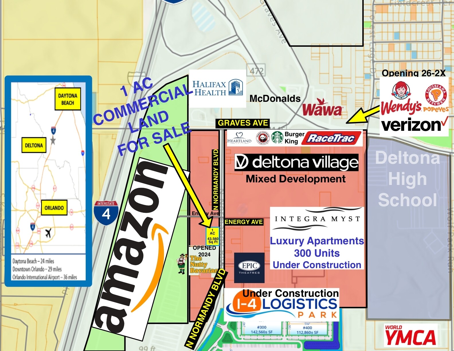 N NORMANDY BLVD, Deltona, FL à vendre Photo principale– Image 1 sur 3