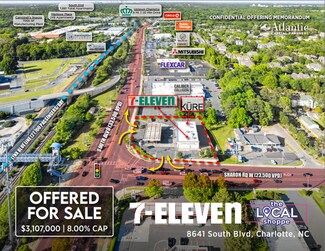 Plus de détails pour 8641 South Blvd, Charlotte, NC - Local commercial à vendre