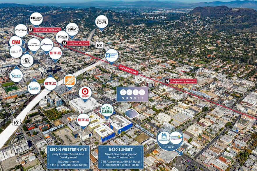 5419 W Sunset Blvd, Los Angeles, CA à vendre - Photo de l’immeuble – Image 3 sur 15