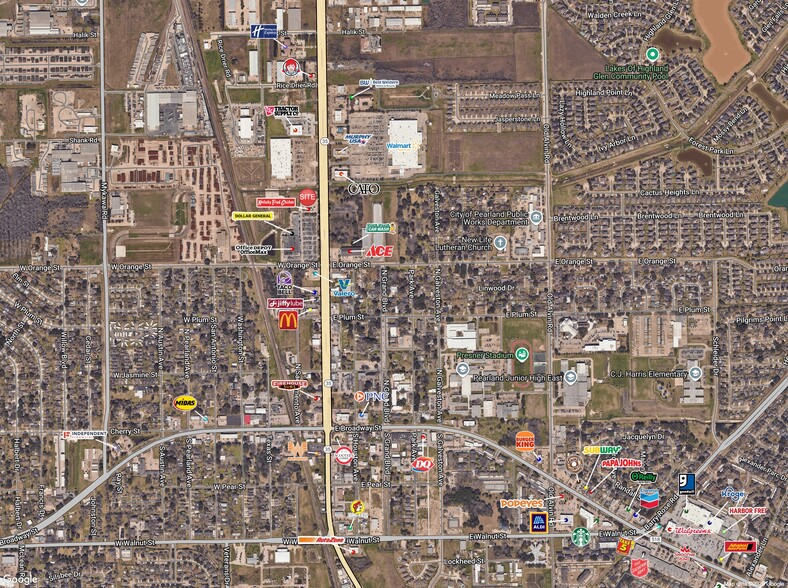2002 N Main St, Pearland, TX à louer - Aérien – Image 3 sur 6