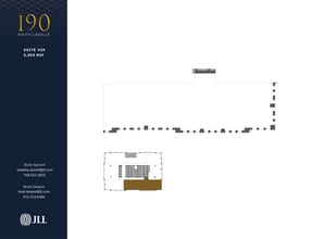 190 S La Salle St, Chicago, IL à louer Plan d’étage– Image 1 sur 1
