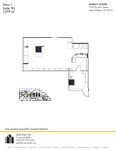 1100 Poydras St, New Orleans, LA à louer Plan de site– Image 1 sur 1