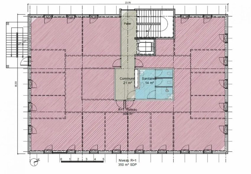 Bureau dans Carpiquet à vendre - Plan d’étage – Image 3 sur 3