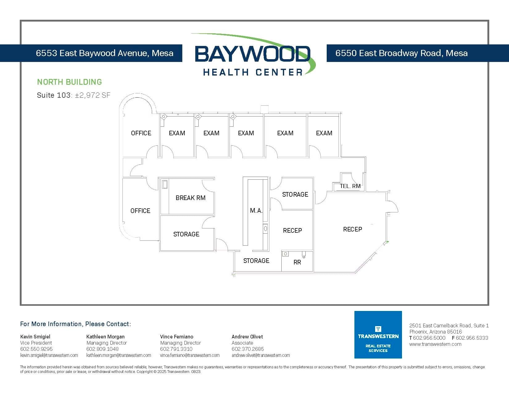 6553 E Baywood Ave, Mesa, AZ à louer Plan d’étage– Image 1 sur 1