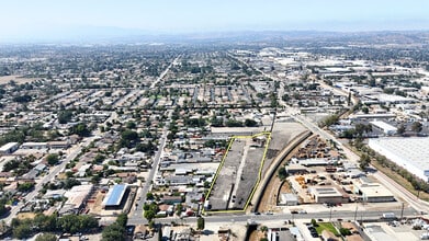 E 9th St, Pomona, CA - Vue aérienne vue de carte - Image1