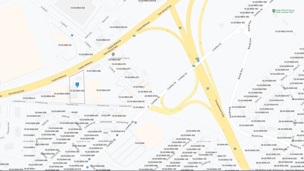 1031 Columbus Ave, Lemoyne, PA à vendre - Plan cadastral – Image 2 sur 2