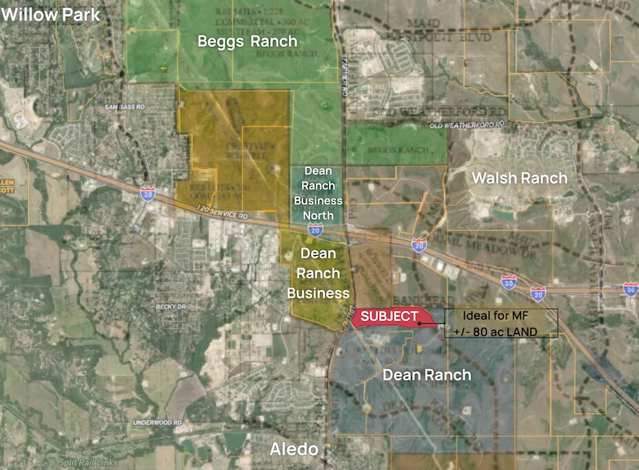 E Bankhead Hwy & FM 1187, Fort Worth, TX à vendre Aérien– Image 1 sur 6