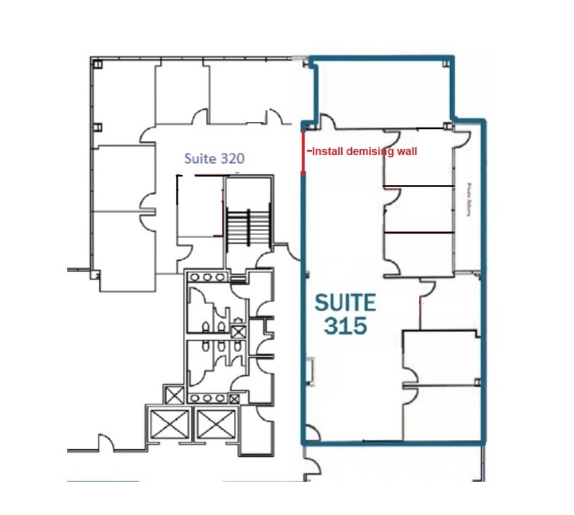 6800 Owensmouth Ave, Woodland Hills, CA à louer Plan d’étage– Image 1 sur 5