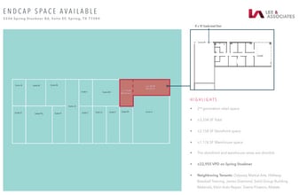 3336 Spring Stuebner Rd, Spring, TX à louer Plan d’étage– Image 2 sur 4