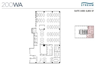 200 W Adams St, Chicago, IL à louer Plan d’étage– Image 1 sur 1