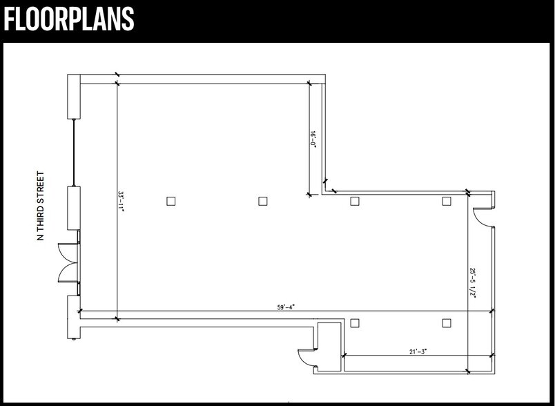 83-101 N 3rd St, Brooklyn, NY à louer - Plan d’étage – Image 3 sur 3