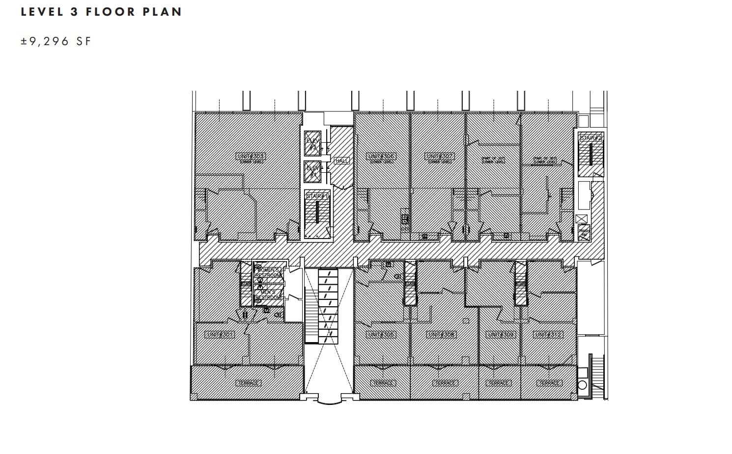 8981 W Sunset Blvd, West Hollywood, CA à louer Plan d’étage– Image 1 sur 1