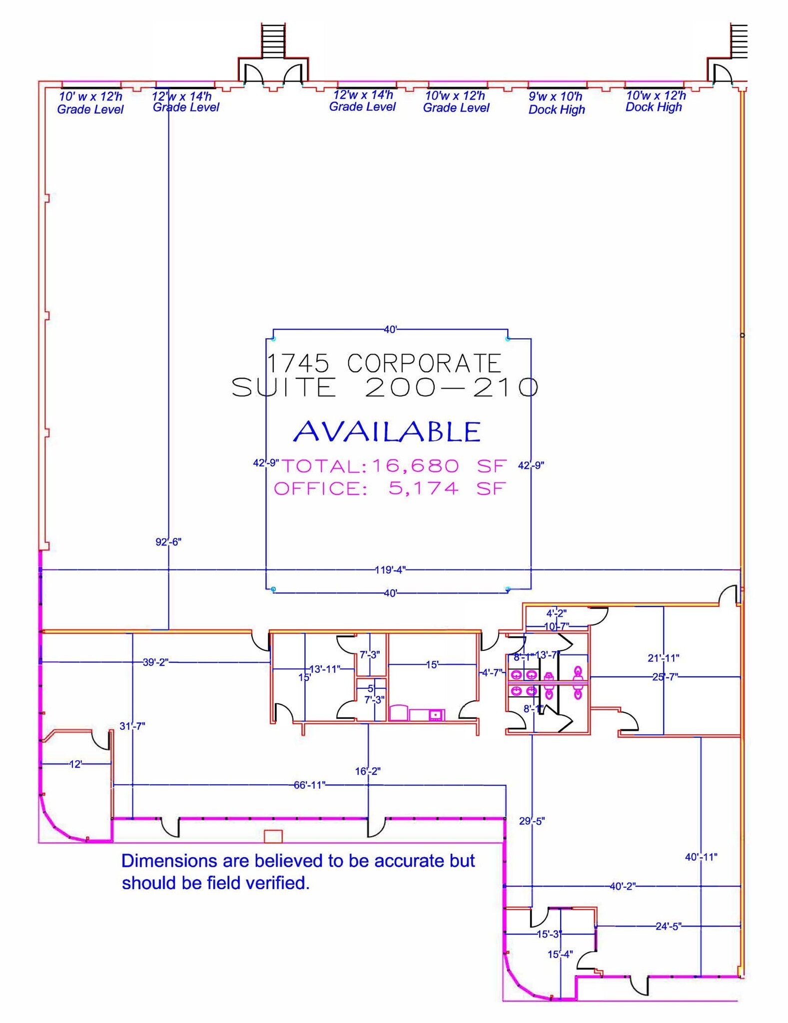 1725 Corporate Dr, Norcross, GA à louer Plan d’étage– Image 1 sur 1