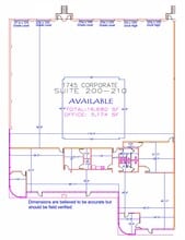 1725 Corporate Dr, Norcross, GA à louer Plan d’étage– Image 1 sur 1