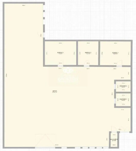Industriel/Logistique dans Villebon-sur-Yvette à louer - Plan d’étage – Image 3 sur 7