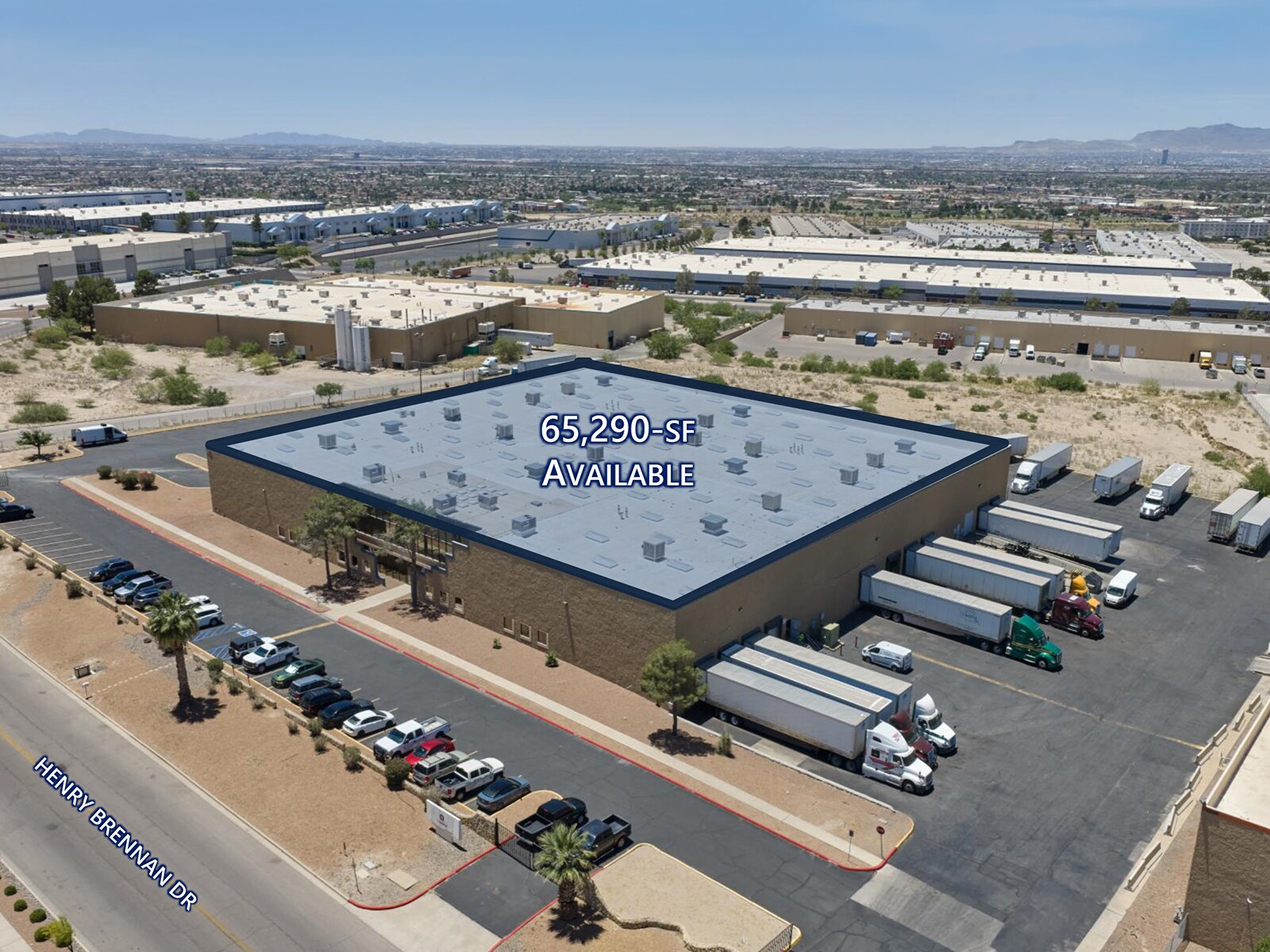 1305 Henry Brennan Dr, El Paso, TX à louer Photo de l’immeuble– Image 1 sur 9