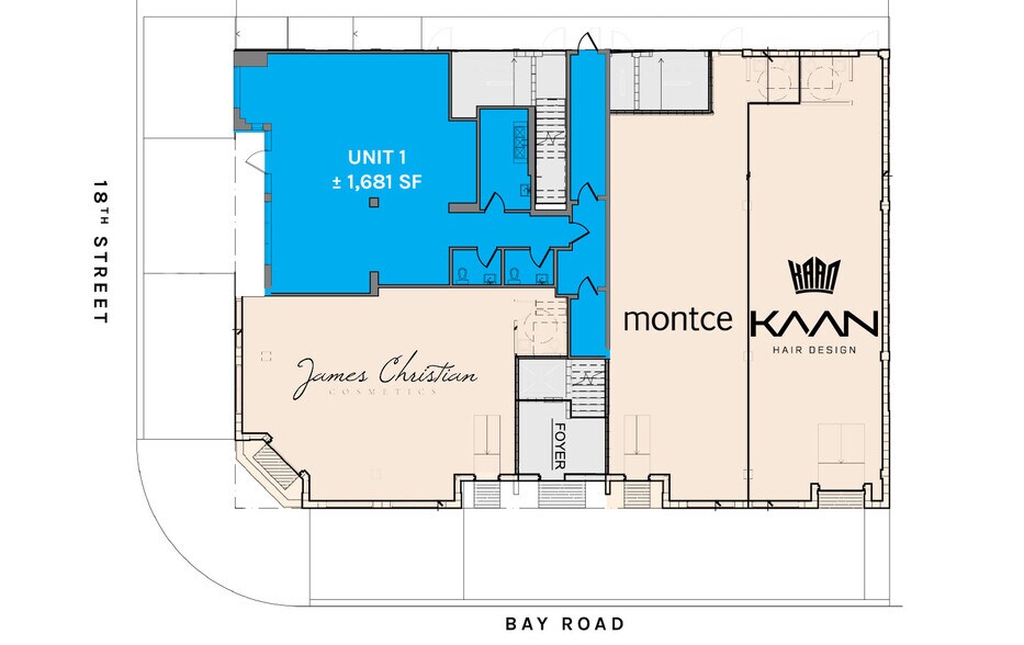 1800 Bay Rd, Miami Beach, FL à louer - Plan de site – Image 1 sur 2