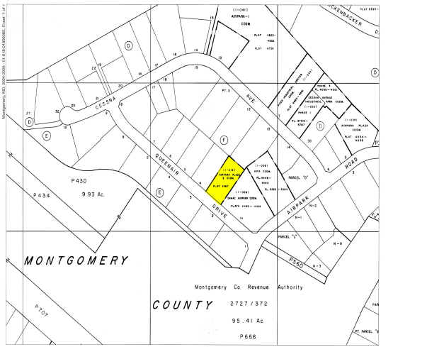 7901-7953 Queenair Dr, Gaithersburg, MD à louer - Plan cadastral – Image 3 sur 15