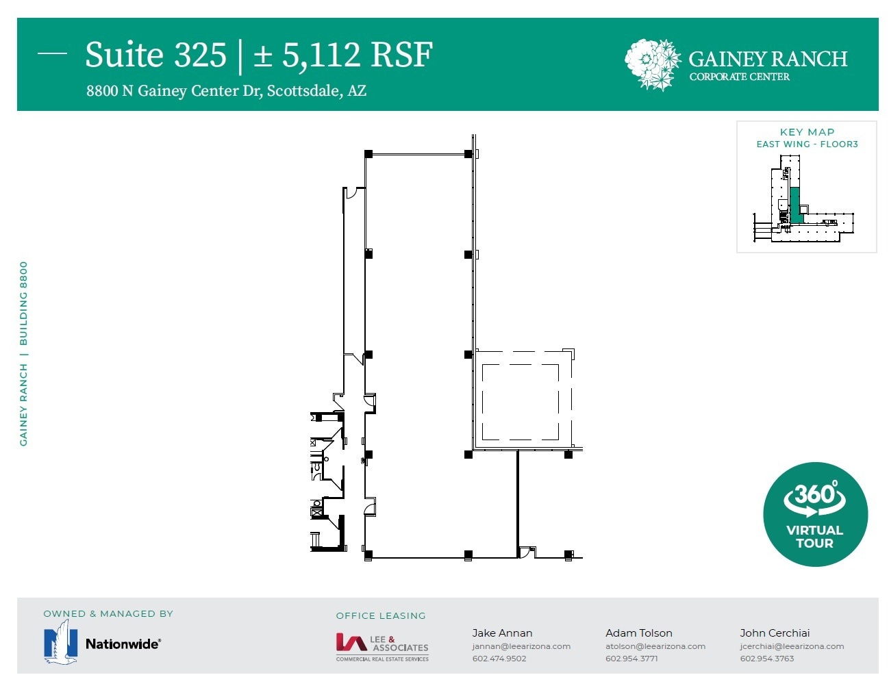 8800 N Gainey Center Dr, Scottsdale, AZ à louer Plan d’étage– Image 1 sur 1