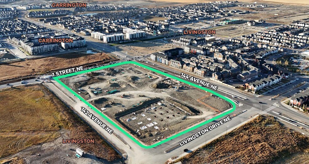 14390 1st St, Calgary, AB à louer - Aérien – Image 1 sur 2