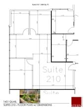 1451 Quail St, Newport Beach, CA à louer Plan d’étage– Image 1 sur 1