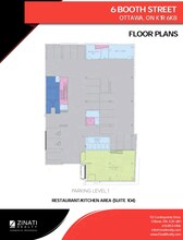 6 Booth St, Ottawa, ON à louer Plan d’étage– Image 1 sur 1