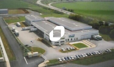 La Crèche - Vue aérienne  vue de carte