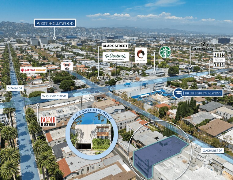 439 S Oakhurst Dr, Beverly Hills, CA à vendre - Photo de l’immeuble – Image 1 sur 19