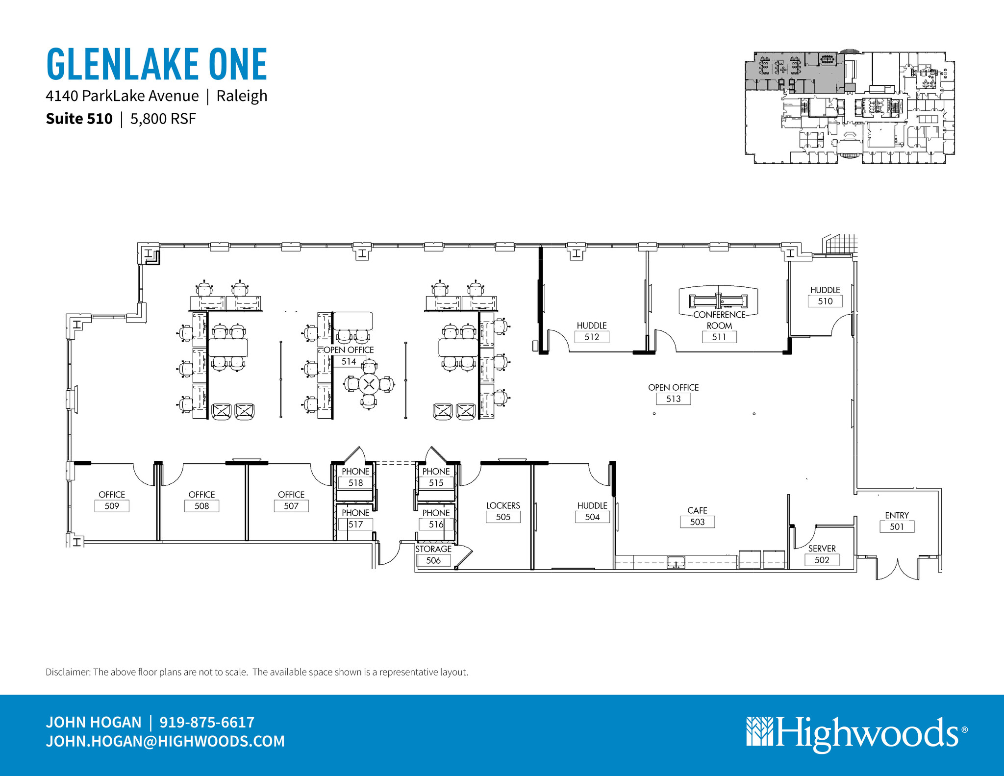 4140 Parklake Ave, Raleigh, NC à louer Plan d’étage– Image 1 sur 1