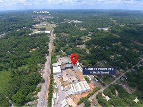 4 Sixth St, Griffin, GA - Vue aérienne vue de carte
