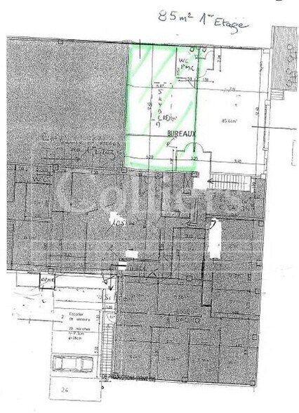 Bureau dans Marseille à louer - Plan d’étage – Image 3 sur 3