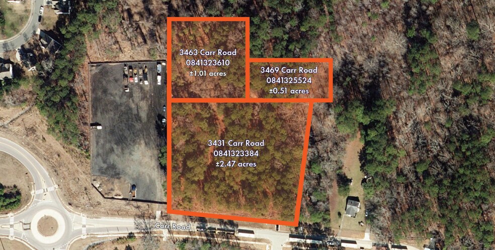 3431 Carr Rd, Durham, NC à vendre - Aérien – Image 2 sur 2