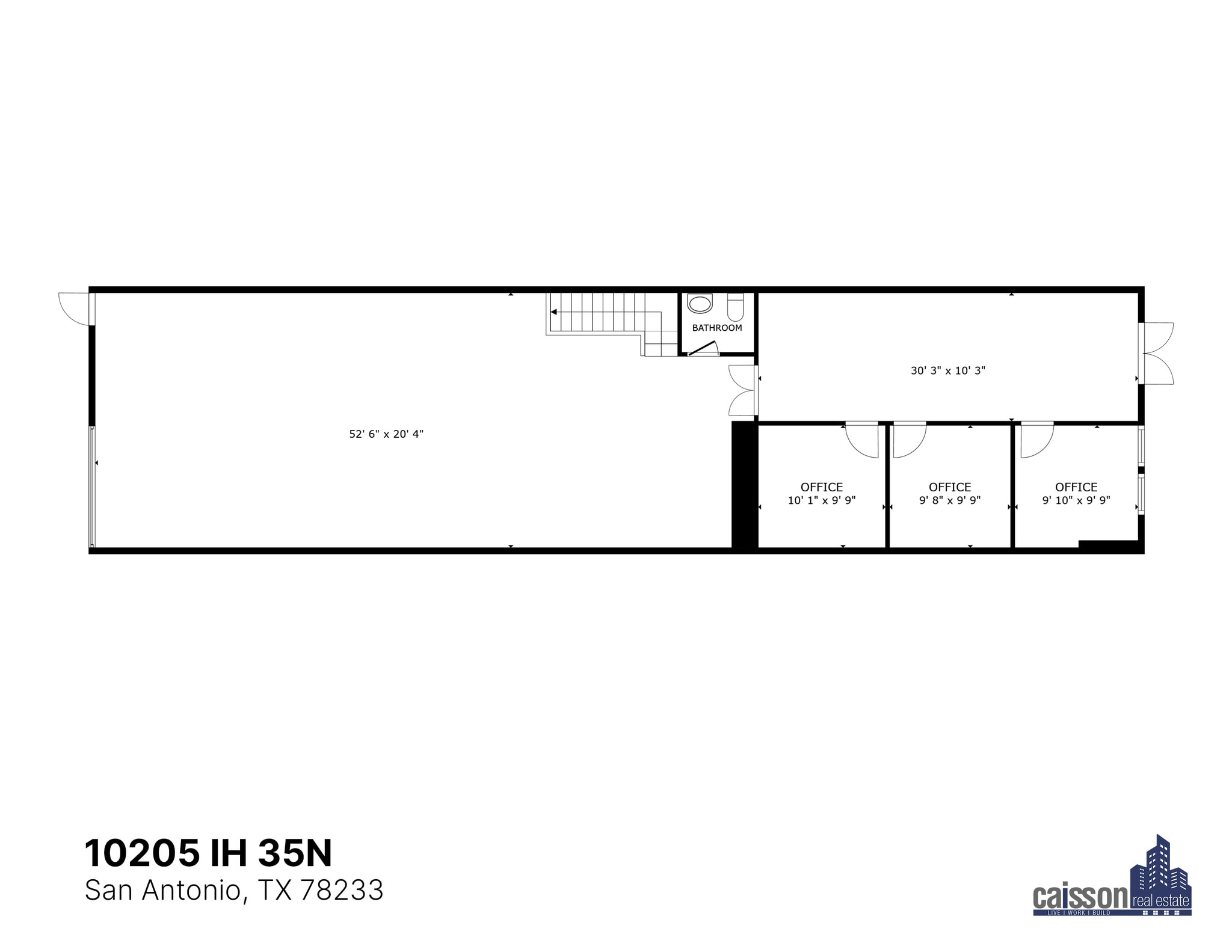10201-10237 N IH 35, San Antonio, TX à louer Plan d’étage– Image 1 sur 1