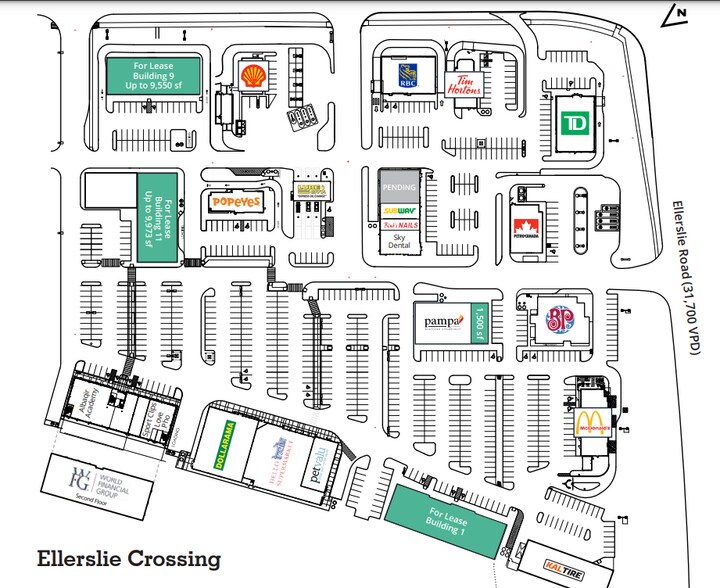 9650 Ellerslie Rd SW, Edmonton, AB à louer - Plan d’étage – Image 3 sur 3