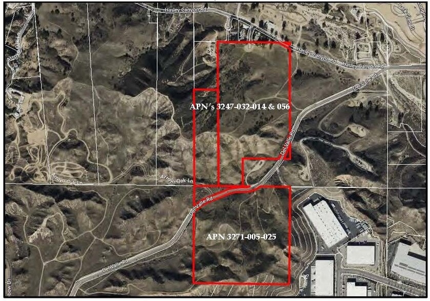 Del Valle Rd, Castaic, CA à vendre - Aérien – Image 1 sur 4