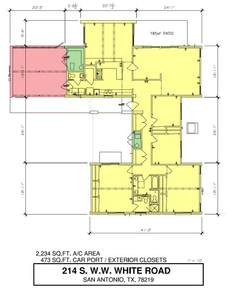 214 S WW White Rd, San Antonio, TX à vendre - Plan d’étage – Image 2 sur 5