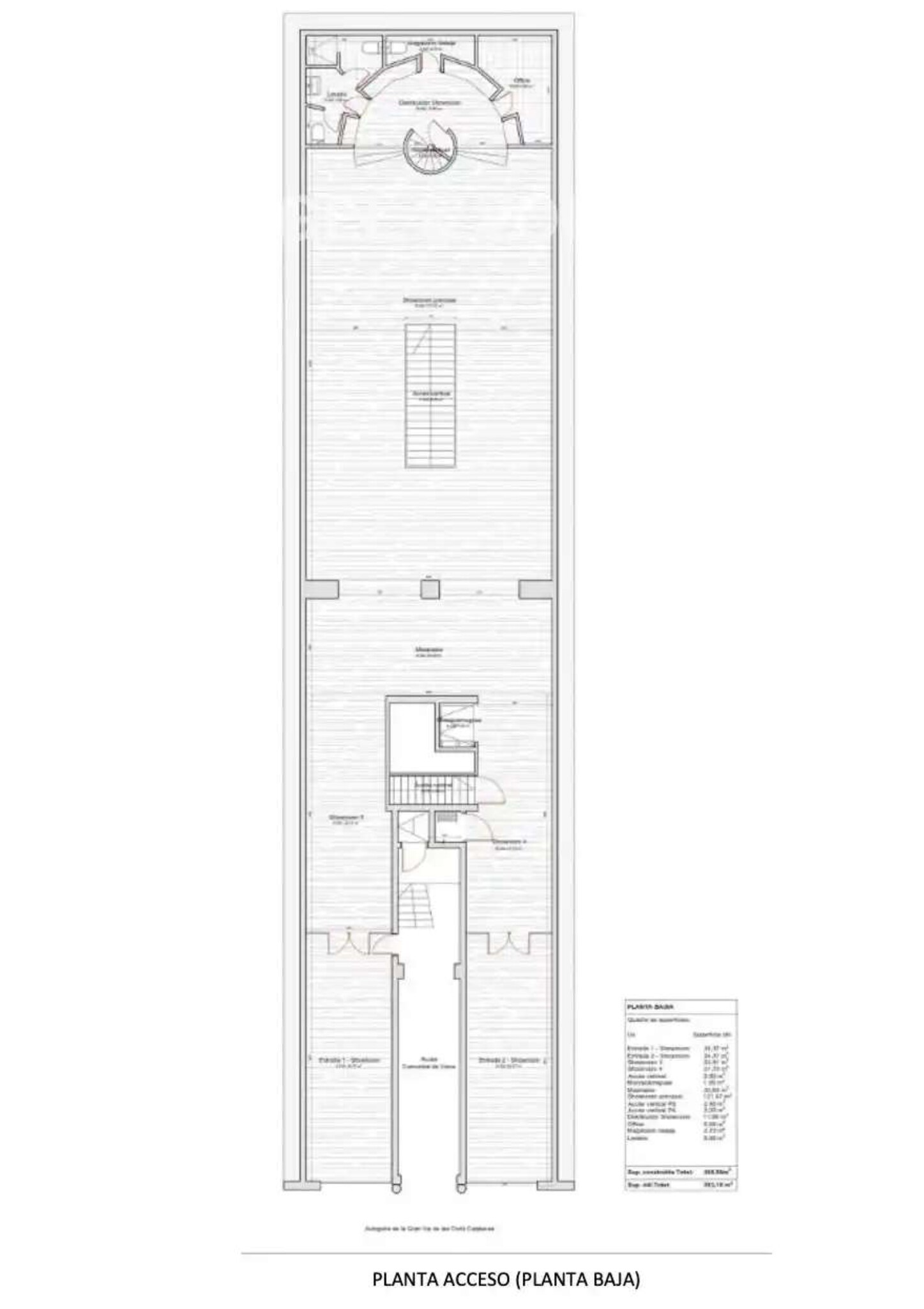 Gran Vía Corts Catalanes, Barcelone, Barcelona à vendre Plan de site– Image 1 sur 2
