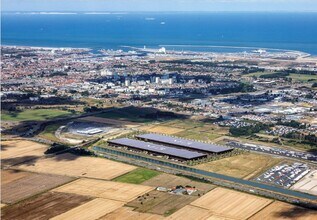 Calais - Vue aérienne  vue de carte