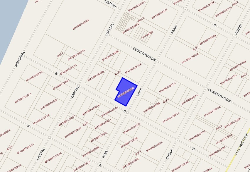 501 Park Ave, Idaho Falls, ID à louer - Plan cadastral – Image 2 sur 10