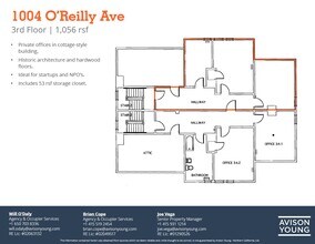 1012-1016 Torney Ave, San Francisco, CA à louer Plan d’étage– Image 1 sur 1