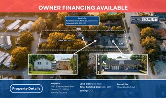 Plus de détails pour 332 S Woodland Blvd, Deland, FL - Local commercial à vendre