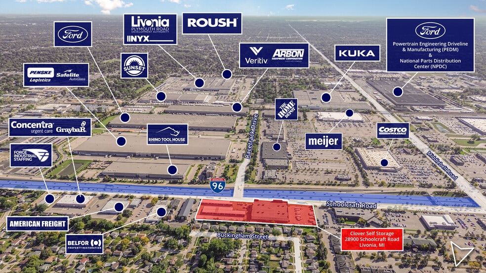 28900 Schoolcraft Rd, Livonia, MI à vendre - Photo de l’immeuble – Image 3 sur 19