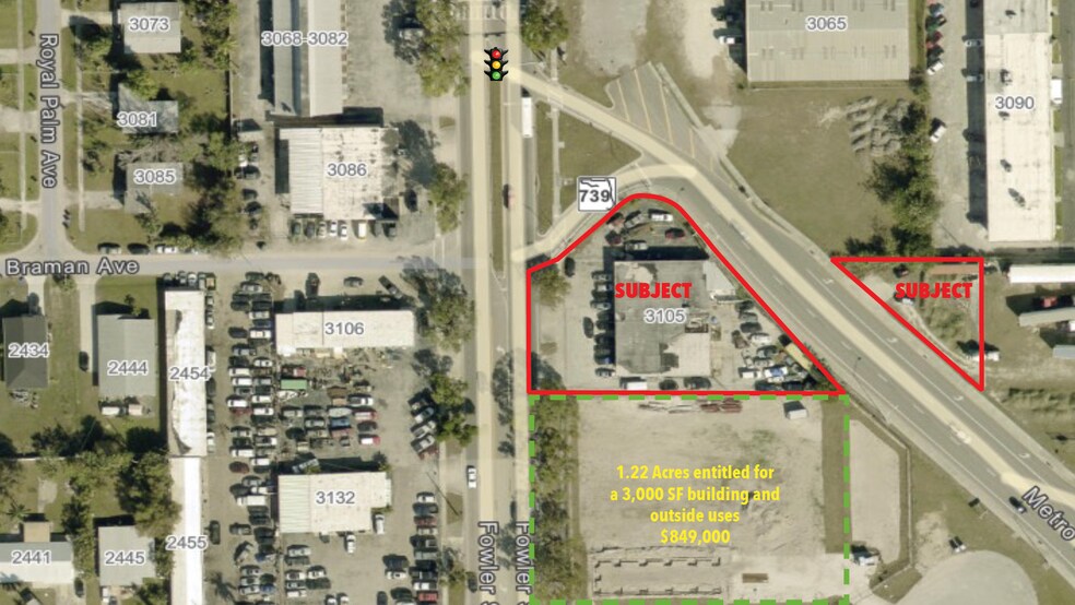 3105 Fowler St, Fort Myers, FL à vendre - Photo de l’immeuble – Image 2 sur 3